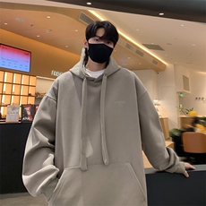 连帽卫衣纯色连帽外套，男装卫衣，星座410-7