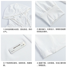 2024夏季新款得物白底大码成衣UPF50+M-5XHS24415-P55，男装夹克，电商A022