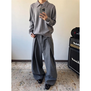 哈伦阔腿裤 休闲西裤 D328-AK7720-P68图片