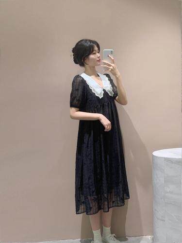 现货娃娃领连衣裙大货，女装连衣裙，嘉乐馨秀(8F)