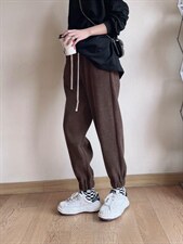 韩版加绒简约哈伦裤，其它，1+1 MAIN ROAD