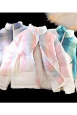 渐变羽绒棉服2024冬季新款加厚保暖情侣款棉袄冬A436-23322-P75，男装棉衣，电商A436