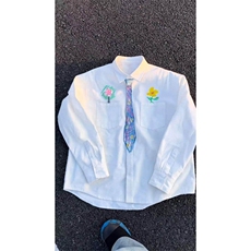 档口现货CS301N7-特P35eeee手绘涂鸦趣味衬衫男蜡笔情侣装衬衣，男装衬衫，星座1007（原301D）