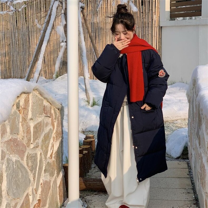 美式中长款棉服女外套冬季新款宽松加厚翻领羊羔毛领面包服学院风,男装棉衣,星座1210-1