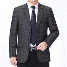 春秋季男士西服男装中年小西装外套高端单西休闲商务西装男，男装西服，电商B212（原钱塘6029）