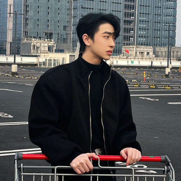 (图盗图必投)短款垫肩夹克外套男款式棒球服WY171-P55,男装夹克,星座1109-4