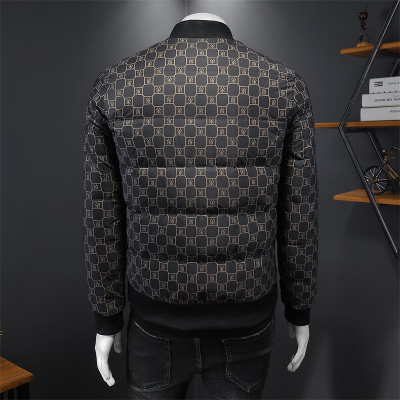 90%白鸭绒新款男士立领羽绒服钱塘6016-F9202P280,男装羽绒服,钱塘6016