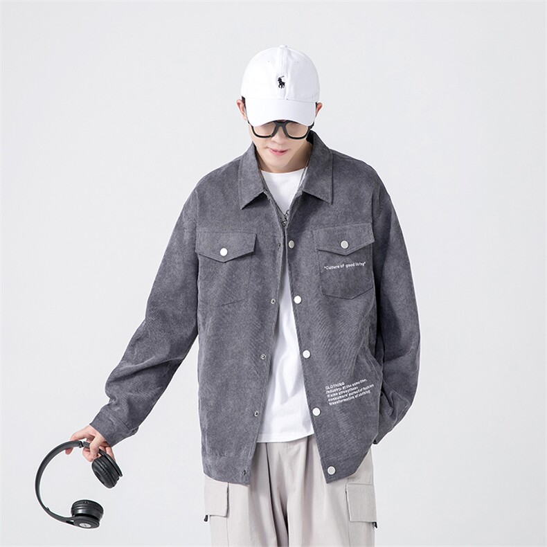 春秋季高品质百搭休闲宽松夹克男士JK154-P55,男装夹克,星座1204
