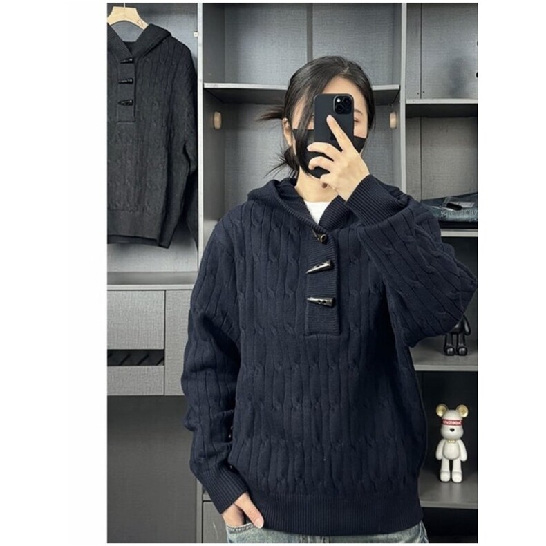 高质量重磅秋季北极绒毛衣SWX38，男装针织衫/毛衣，星座516A