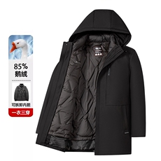 L727钱塘2020-2商务休闲厚款百搭冬季简约中年男士羽绒服P260，男装羽绒服，钱塘207-2