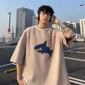 ！2024夏季新款男士潮流华夫格短袖T恤半袖衫TXH2407特P19图片