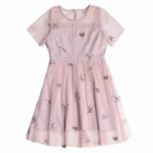 2023夏季网纱绣亮片亲子气质长款公主裙图片