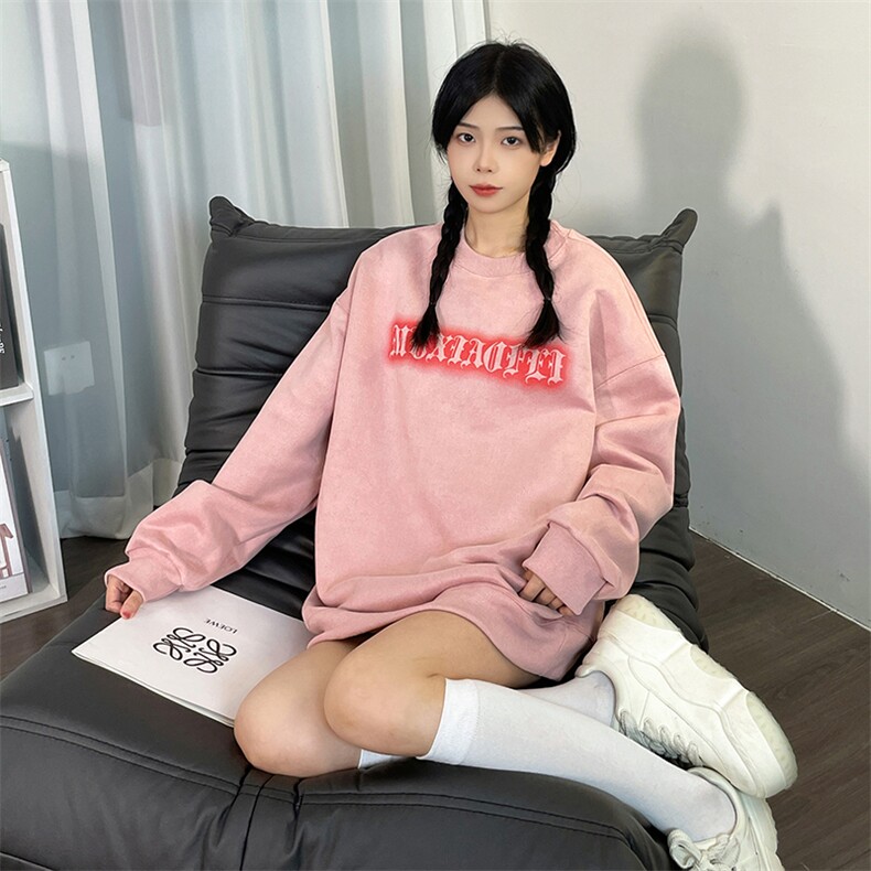 抖音供货、重磅显瘦卫衣秋圆领宽松D223A-DY-LPWY103-特p40,男装卫衣,电商019-1