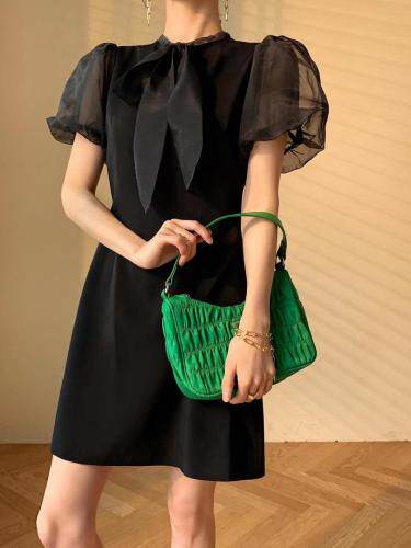 【】欧根纱泡泡袖连衣裙，女装连衣裙，LION&CAT(2F)