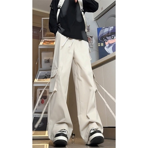复古时尚美式潮流休闲裤日系韩版情侣款工装宽松长裤K591TP45控69图片
