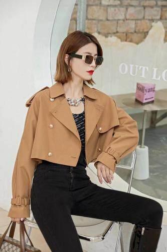 短款风衣，时尚，样衣，女装风衣，衣菲特