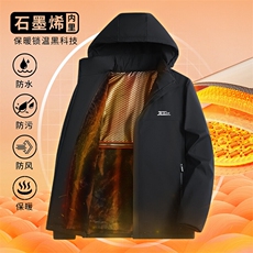 2025冬装新款棉衣外套大衣男士加厚羽绒棉服中老年棉袄，男装棉衣，星座1206（原A206）