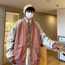 春秋季百搭休闲宽松夹克男士JK147-P48，男装夹克，星座1204