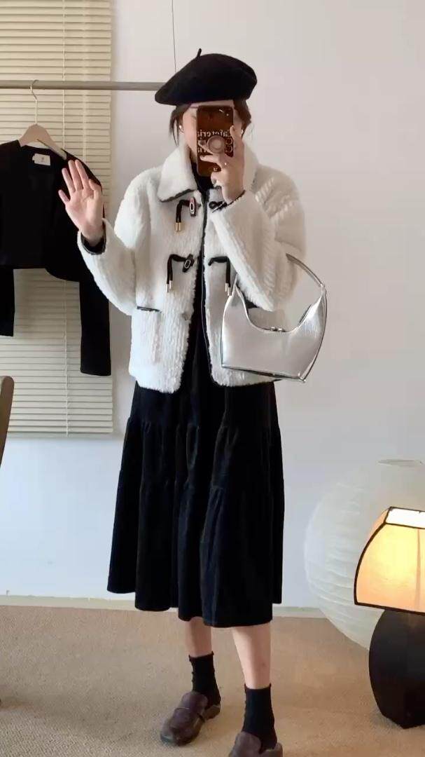 2022秋冬新款颗粒小香复古短款外套，其它，泰靡(1F)