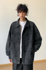 秋季新款扎染夹克5Q1090-TP60不cleanfit潮牌宽松美拉德皮衣，男装夹克，电商A102