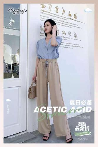 云朵裤，阔腿时尚又百搭。,女装,棉芭莎