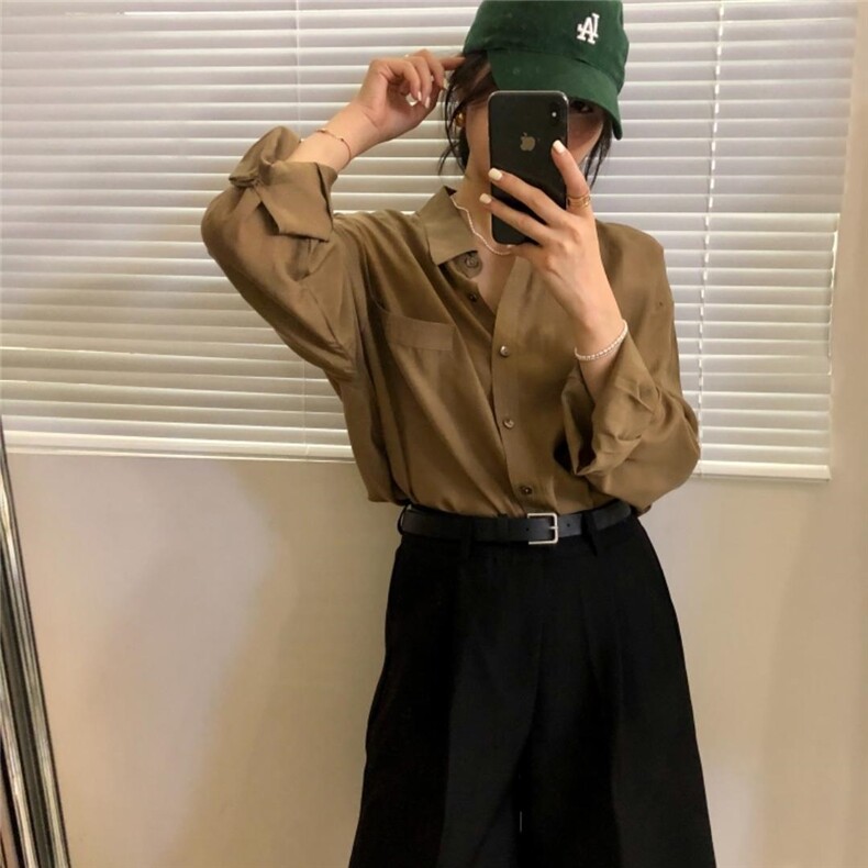 SW/2021秋冬新款衬衫，女装衬衫，雨木其