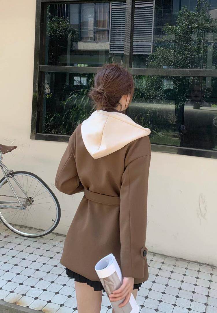 【现货】休闲假两件带帽外套，其它，芷炫