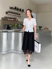 【现货】冰丝针织套装，女装职业装，艾依佳人