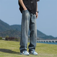 2024美式牛仔裤男款春季长裤潮F5104P42，男装牛仔裤，星座1116-2