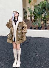 冬装狐狸毛派克服，其它，贻思茗