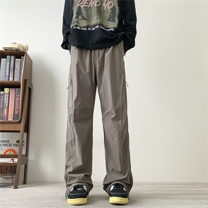 有数据 黑底 2025秋季美式户外长裤男冲锋裤D309B-K77-P60图片