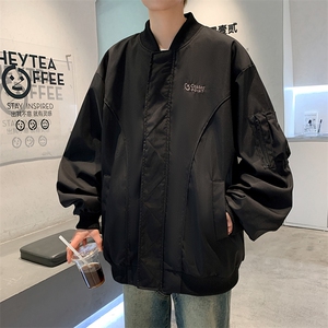 春季小众潮牌百搭工装外套男美式复古飞行员夹克棒球服 W8091-P65图片