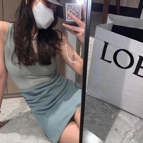 辣妹针织背心裙，女装背心吊带，XTZ style