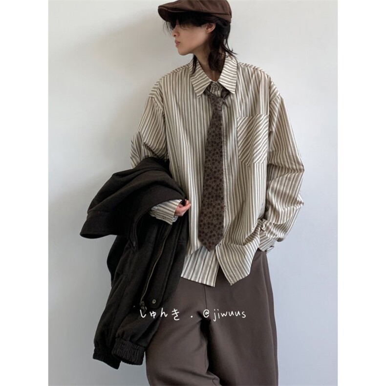 [006]衬衫男长袖新款休闲衣服潮流百搭高级感春秋A079-C236-P32,男装衬衫,电商A079
