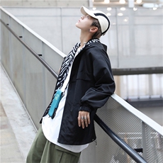 外套男春秋季ins港风潮牌两面穿衣服韩版潮流百搭夹克JK3204-p65，男装夹克，星座1008