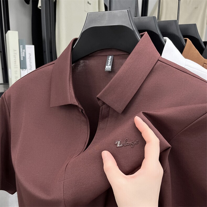 Z5005春夏男士新款短袖T恤青年修身翻领时尚体恤休闲POLO衫图片