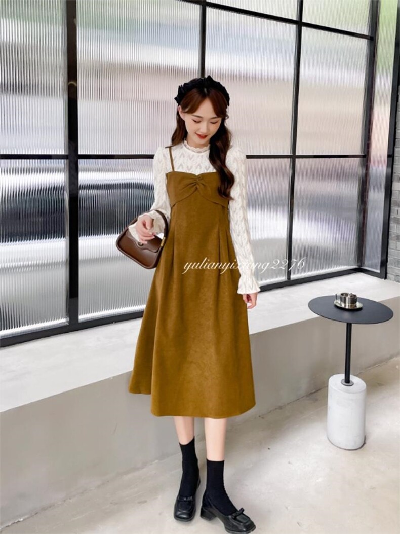 秋冬新品连衣裙，女装连衣裙，雨恋依香(1F)