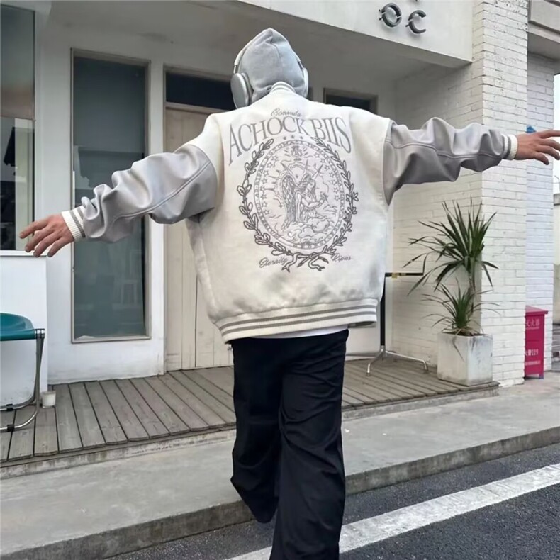【现货】DJK546-批68毛呢夹克2025春秋款日系复古工装外套,男装夹克,星座603-2