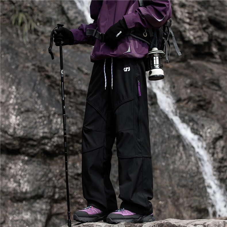 秋季新款山系户外登山防水设计感宽松冲锋裤B315-K25729-p65控88,男装休闲裤,电商B315