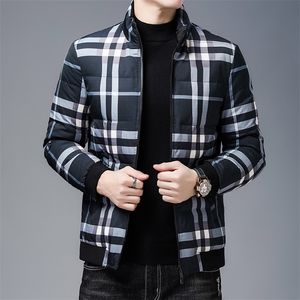 双面穿时尚男士鸭绒羽绒服立领冬季休闲保暖外套KCN88605-35-P275图片