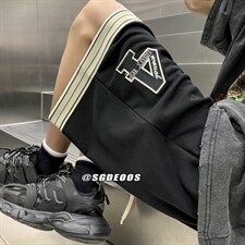 港风美式运动刺绣篮球裤宽松五分裤短裤男313A-1-KK284-P45控58，男装休闲裤，星座808A-1