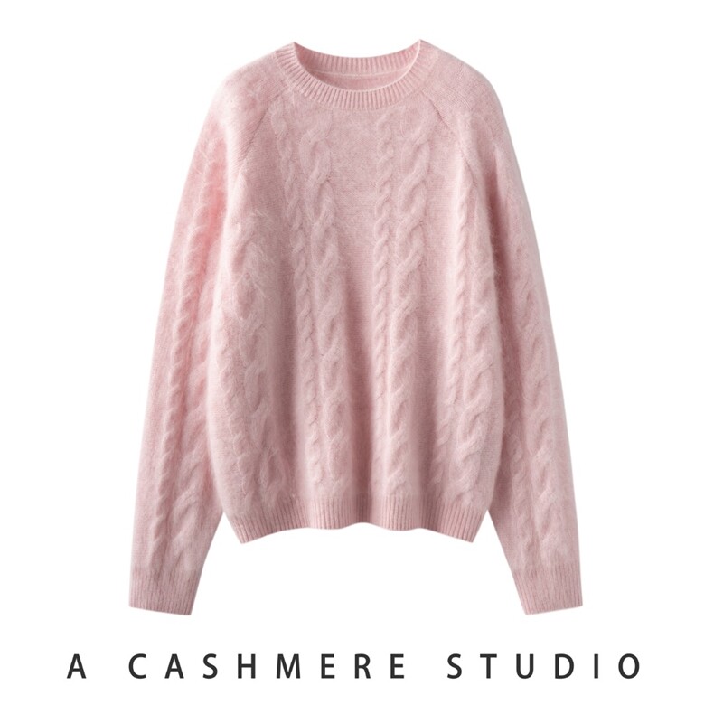 2025年秋季镂空圆领时尚百搭通勤简约休闲，女装羊绒衫，戎叶云台