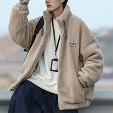 大货主推羊羔毛棉衣男加厚冬季外套102P110，男装棉衣，电商A309