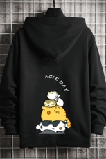 KS21090-P38加绒款-P43连帽开衫卫衣男运动外套大码班服网格，男装卫衣，电商A040A