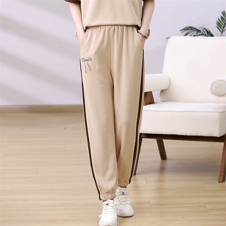 时尚宽松显瘦女式休闲裤舒适百搭高腰长裤日常穿搭必备单品,女装休闲裤,叶笙衣