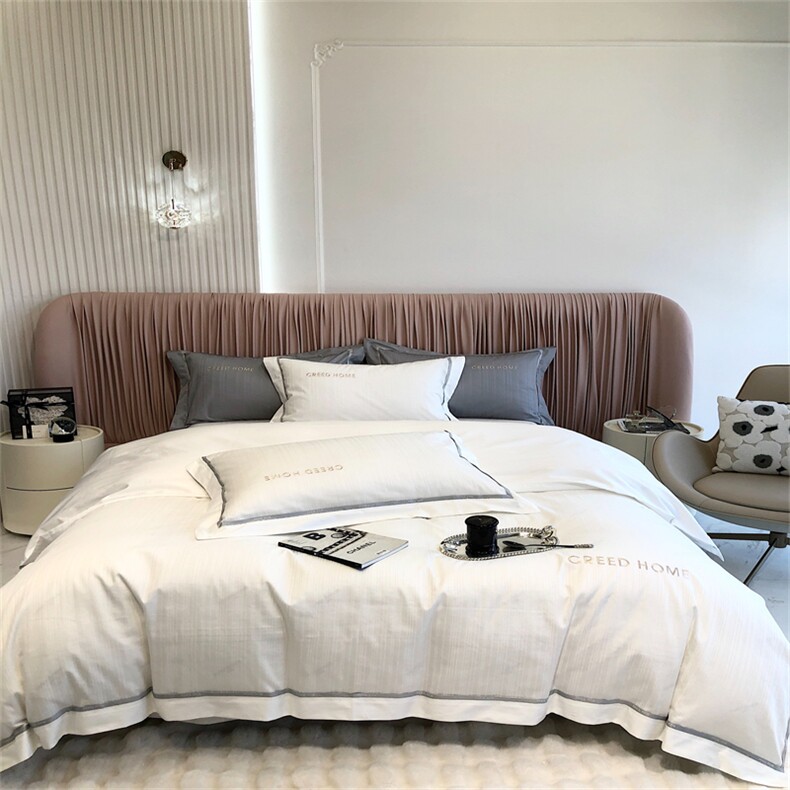 新款100支双股澳棉四件套维多利亚系列，床品套件，一起卖家纺