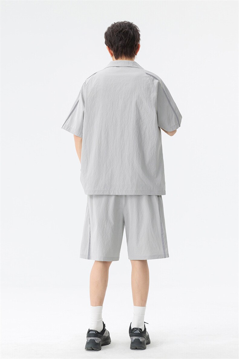 新款休闲短袖套装,男装休闲套装,星座1106-2（原1111B）