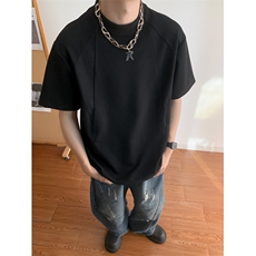 潮牌痞帅炸街t恤男重磅美式短袖夏季小众半袖TT133-P38，男装T恤，星座308B-2