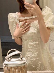 宫廷甜美定制款连衣裙图片
