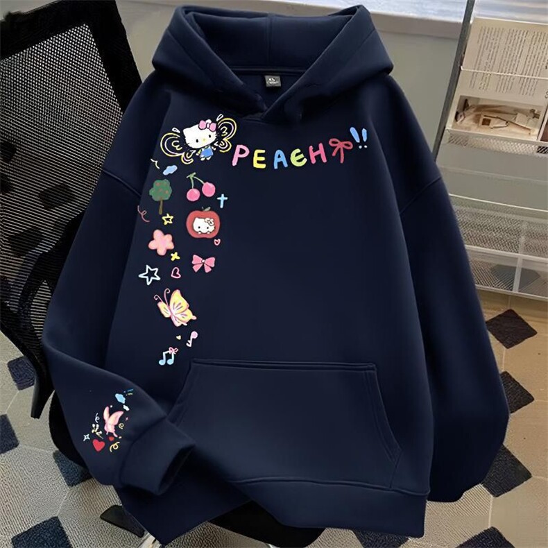 5468-P50美式高街纯棉华棉复合休闲卫衣常规款,女装卫衣/绒衫,星座617A-2